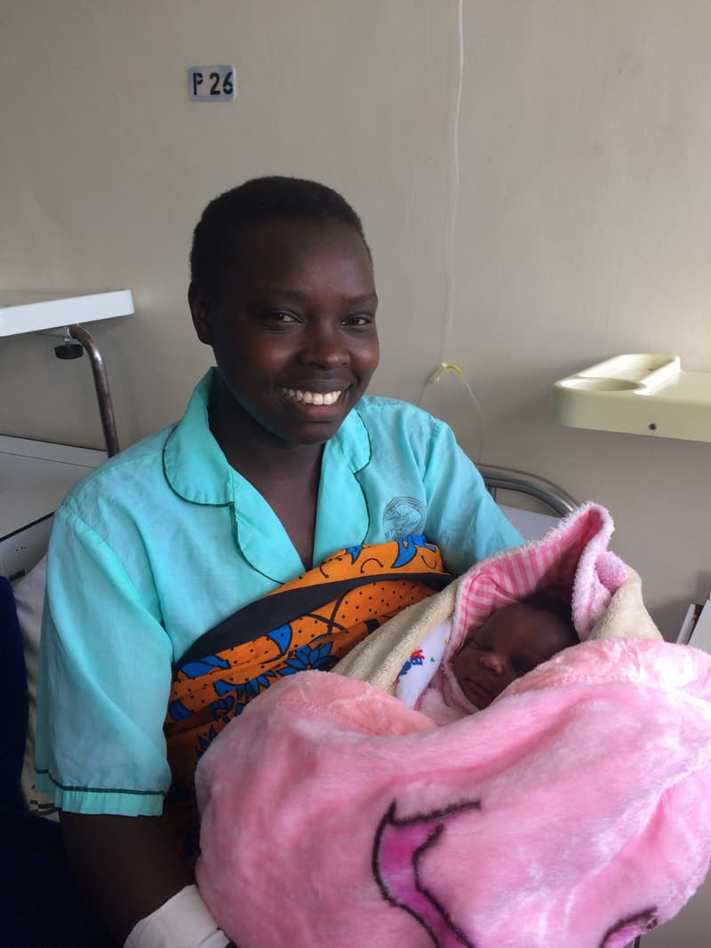 Naomi & baby Mitchell, a patient cared for at Village of Hope Hospital